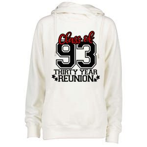 Class of 1993 group reunion30 year 93 school spirit Womens Funnel Neck Pullover Hood