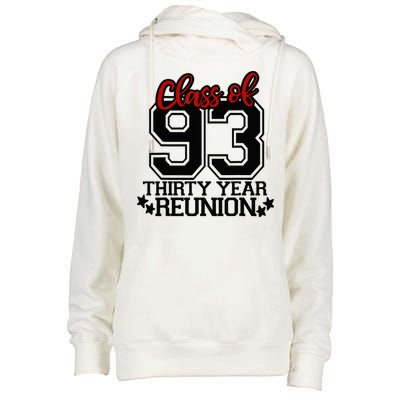 Class of 1993 group reunion30 year 93 school spirit Womens Funnel Neck Pullover Hood