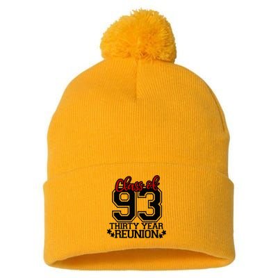 Class of 1993 group reunion30 year 93 school spirit Pom Pom 12in Knit Beanie