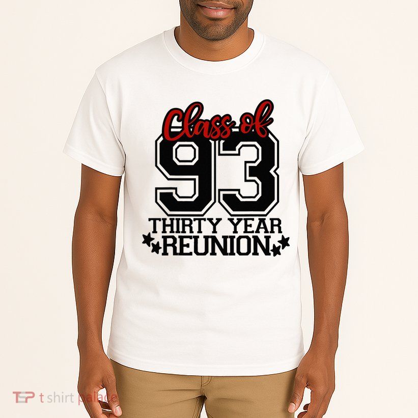 Class of 1993 group reunion30 year 93 school spirit Tall T-Shirt
