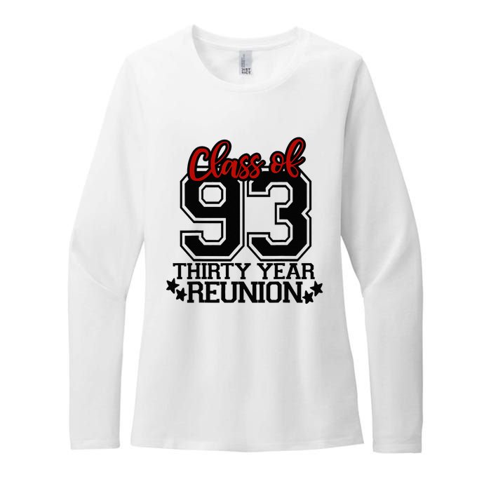 Class of 1993 group reunion30 year 93 school spirit Womens CVC Long Sleeve Shirt