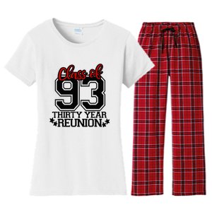 Class of 1993 group reunion30 year 93 school spirit Women's Flannel Pajama Set