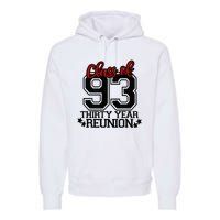 Class of 1993 group reunion30 year 93 school spirit Premium Hoodie