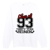 Class of 1993 group reunion30 year 93 school spirit Premium Crewneck Sweatshirt