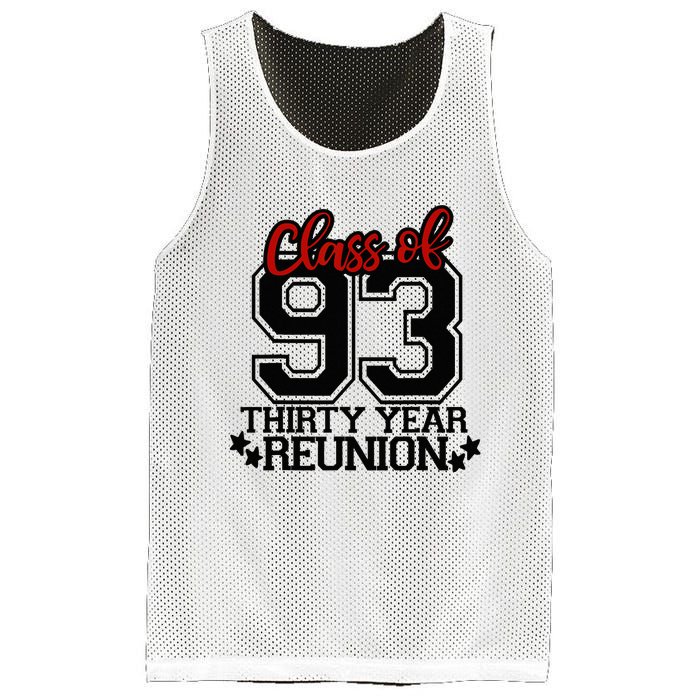 Class of 1993 group reunion30 year 93 school spirit Mesh Reversible Basketball Jersey Tank