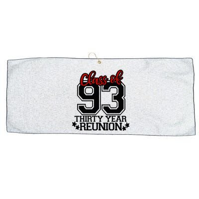 Class of 1993 group reunion30 year 93 school spirit Large Microfiber Waffle Golf Towel