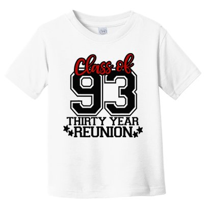 Class of 1993 group reunion30 year 93 school spirit Toddler T-Shirt