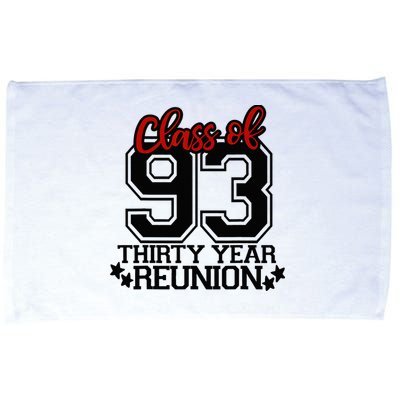 Class of 1993 group reunion30 year 93 school spirit Microfiber Hand Towel