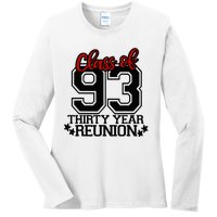 Class of 1993 group reunion30 year 93 school spirit Ladies Long Sleeve Shirt