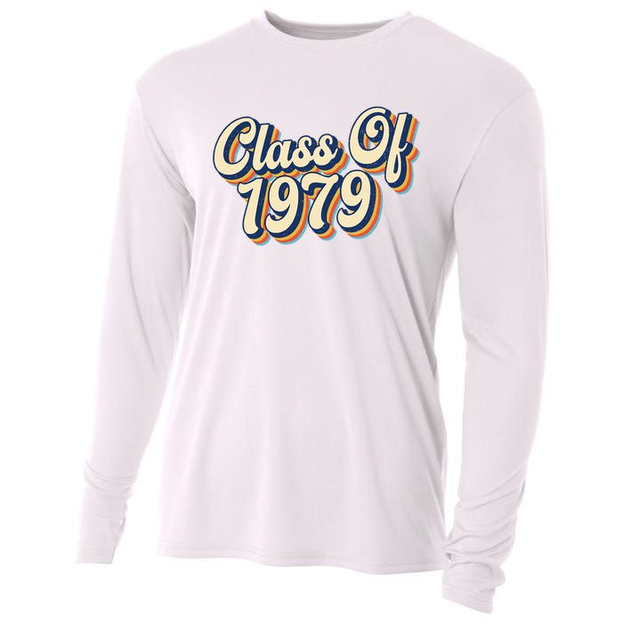 Class Of 1979 High School Reunion Vintage Cooling Performance Long Sleeve Crew