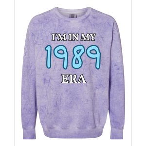 Class of 1989 High School Era Graduate I'm my in Colorblast Crewneck Sweatshirt