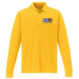 Class Of 1989 Tie Dye Senior Graduation Class Reunion Performance Long Sleeve Polo