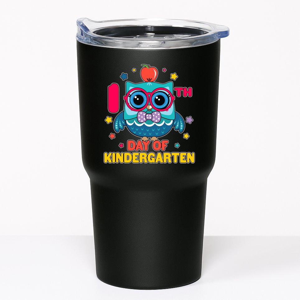 Cute Owl 100th Day Of Kindergarten Tumbler