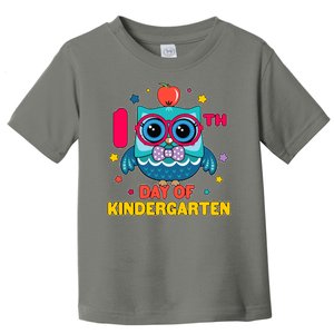 Cute Owl 100th Day Of Kindergarten Toddler T-Shirt