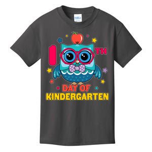 Cute Owl 100th Day Of Kindergarten Kids T-Shirt