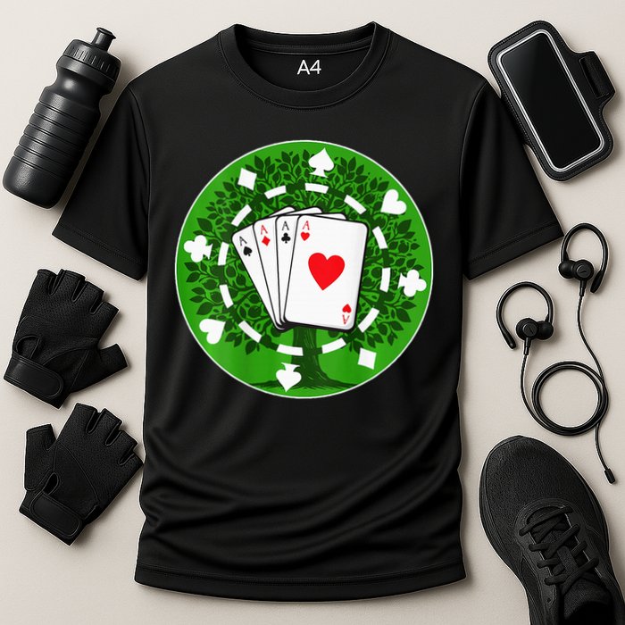 Champion Of 1st Annual Bh Poker Invitational Cooling Performance Crew T-Shirt
