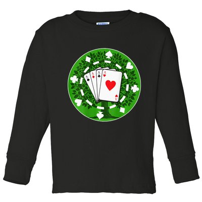 Champion Of 1st Annual Bh Poker Invitational Toddler Long Sleeve Shirt