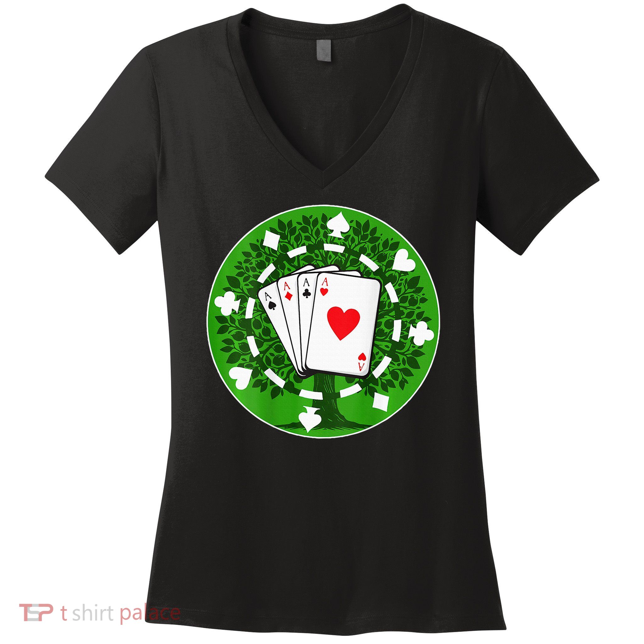 Champion Of 1st Annual Bh Poker Invitational Women's V-Neck T-Shirt