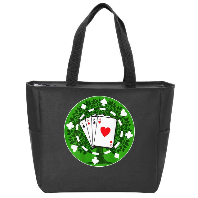 Champion Of 1st Annual Bh Poker Invitational Zip Tote Bag