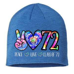 Class Of 1972 50th Class Reunion Tie Dye Senior Graduation Sustainable Beanie