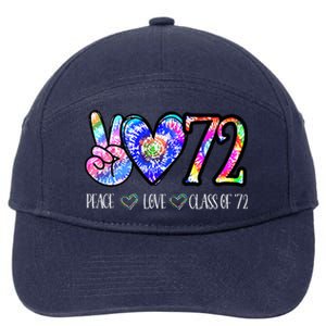 Class Of 1972 50th Class Reunion Tie Dye Senior Graduation 7-Panel Snapback Hat