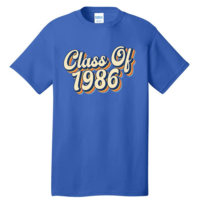 Class Of 1986 High School Reunion Vintage Tall T-Shirt