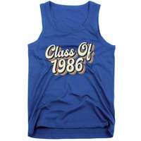 Class Of 1986 High School Reunion Vintage Tank Top