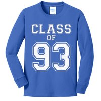 Class Of 1993 Custom Graduation Senior Personalized Grads Kids Long Sleeve Shirt