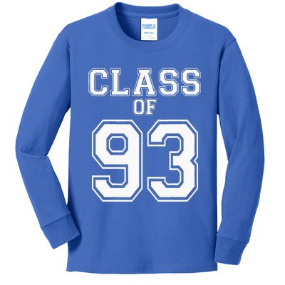 Class Of 1993 Custom Graduation Senior Personalized Grads Kids Long Sleeve Shirt