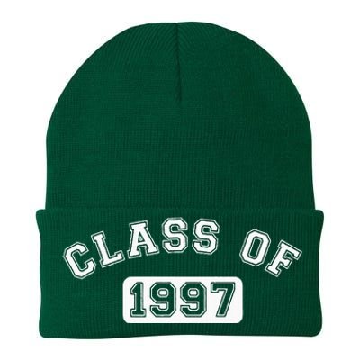 Class Of 1997 School Reunion Design With White Text Knit Cap Winter Beanie