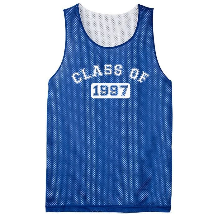 Class Of 1997 School Reunion Design With White Text Mesh Reversible Basketball Jersey Tank