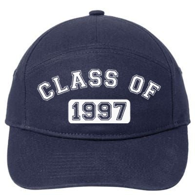 Class Of 1997 School Reunion Design With White Text 7-Panel Snapback Hat