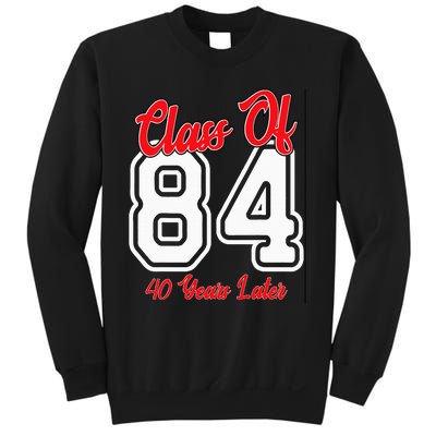 Class Of 1984 40th Reunion High School College Graduation Sweatshirt