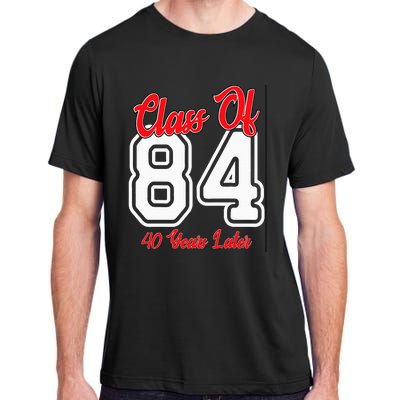 Class Of 1984 40th Reunion High School College Graduation Adult ChromaSoft Performance T-Shirt