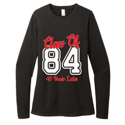 Class Of 1984 40th Reunion High School College Graduation Womens CVC Long Sleeve Shirt