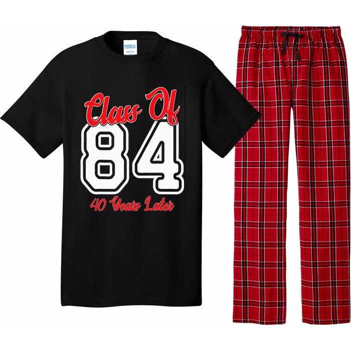 Class Of 1984 40th Reunion High School College Graduation Pajama Set