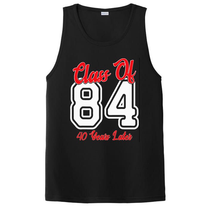 Class Of 1984 40th Reunion High School College Graduation PosiCharge Competitor Tank