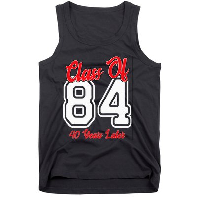 Class Of 1984 40th Reunion High School College Graduation Tank Top