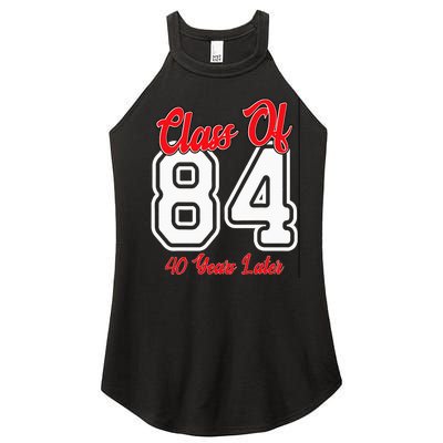 Class Of 1984 40th Reunion High School College Graduation Women’s Perfect Tri Rocker Tank