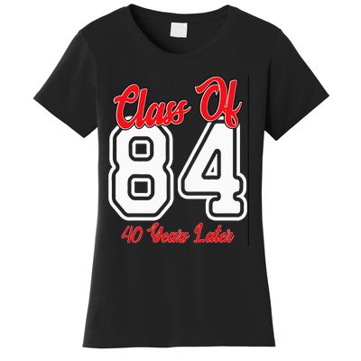 Class Of 1984 40th Reunion High School College Graduation Women's T-Shirt