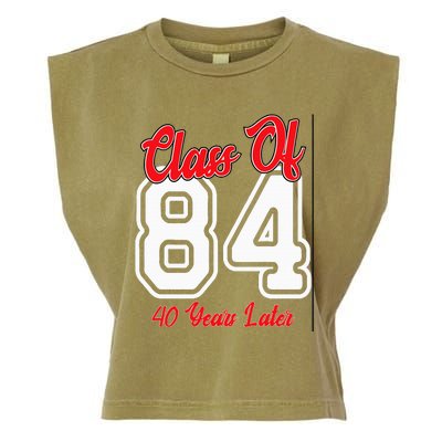 Class Of 1984 40th Reunion High School College Graduation Garment-Dyed Women's Muscle Tee