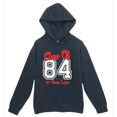 Class Of 1984 40th Reunion High School College Graduation Urban Pullover Hoodie