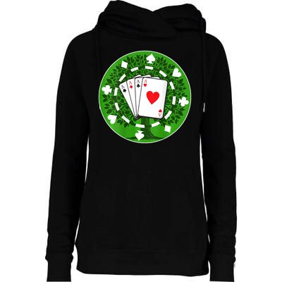 Champion Of 1st Annual Bh Poker Invitational Womens Funnel Neck Pullover Hood
