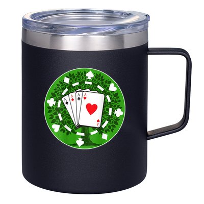 Champion Of 1st Annual Bh Poker Invitational 12oz Stainless Steel Coffee Mug