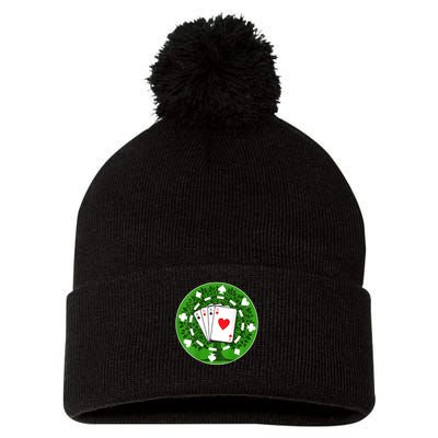 Champion Of 1st Annual Bh Poker Invitational Pom Pom 12in Knit Beanie