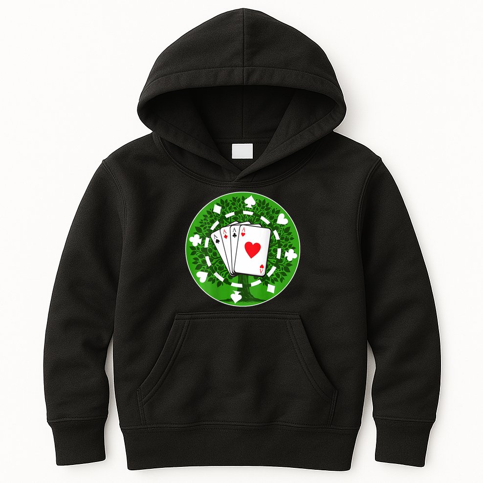 Champion Of 1st Annual Bh Poker Invitational Kids Hoodie