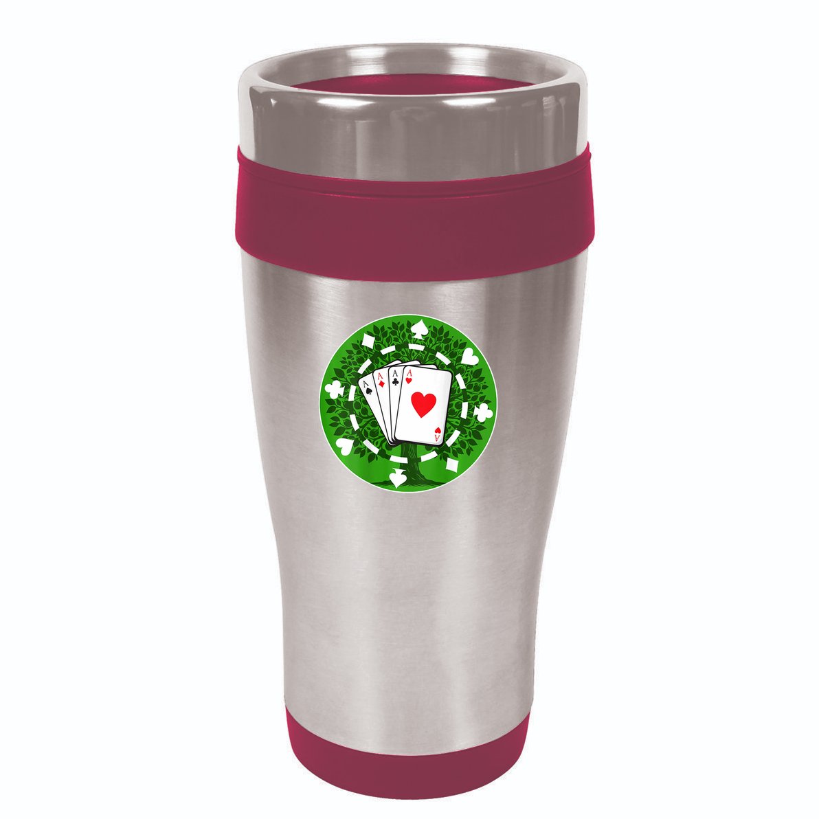 Champion Of 1st Annual Bh Poker Invitational 16oz Travel Tumbler