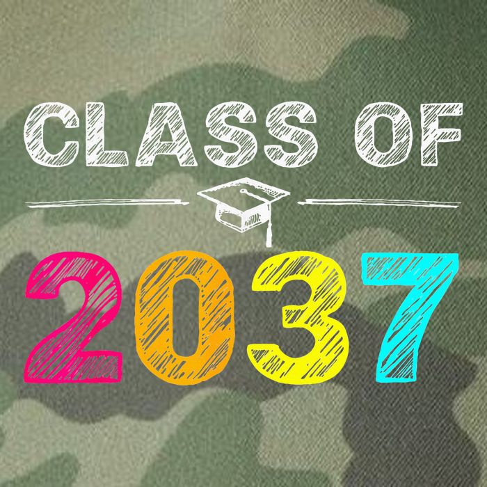 Class Of 2037 Grow With Me First Day Of School Graduation Legacy Tie Dye Trucker Hat