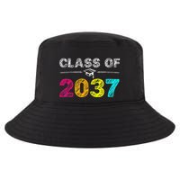 Class Of 2037 Grow With Me First Day Of School Graduation Cool Comfort Performance Bucket Hat