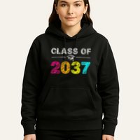 Class Of 2037 Grow With Me First Day Of School Graduation Hoodie